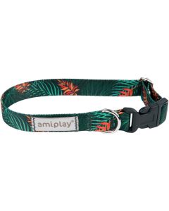 amiplay Halsband Be Happy Jungle, Dunkelgrün