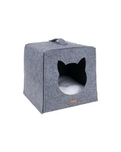 amiplay Katzenkorb Cube Hygge, Grau