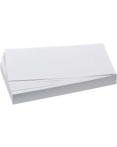 Franken Moderationskarten 20.5 x 9.5 cm, Weiss, 500 Stück