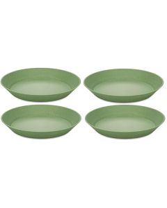 Koziol Suppen- & Pastateller Connect 24 cm, 4 Stück, Grün