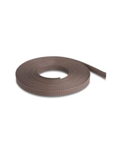 Delock Geflechtschlauch nagerfest, 5 m x 12 mm Braun