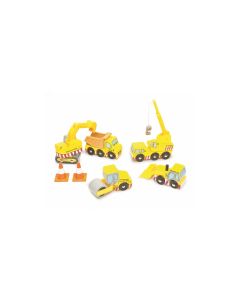 LE TOY VAN Spielzeugfahrzeug Baufahrzeug-Set