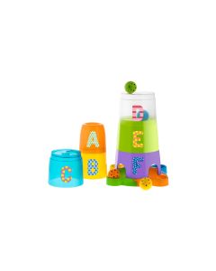 Chicco Stapelspielzeug Stapelbecher & Kugelbahn 2 In 1