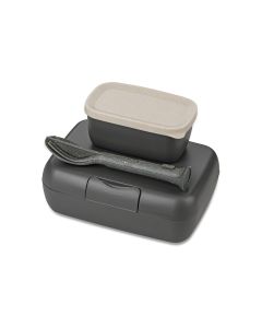 Koziol Lunchbox Candy Set 4-teilig, Dunkelgrau/Grau