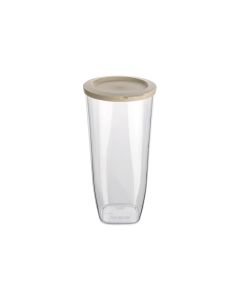 Koziol Vorratsdose Connect Dry L 2 l, Sand/Gelb