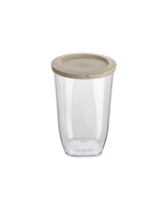 Koziol Vorratsdose Connect Dry M 1.5 l, Sand/Gelb