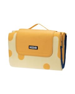 KOOR Picknickdecke Gelato-Arancia 200 x 200 cm