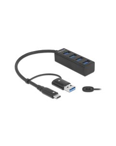 Delock USB-Hub 3.0 Typ-C
