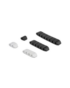 Delock Kabelhalter trapezförmig Kombi Set 10 Stück
