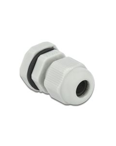 Delock Kabelverschraubung PG7, 15 mm 10 Stück, grau