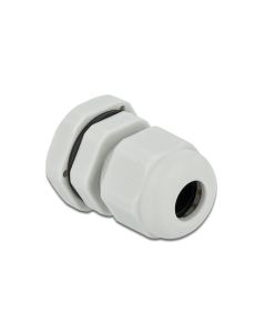 Delock Kabelverschraubung PG9, 19 mm 10 Stück, grau
