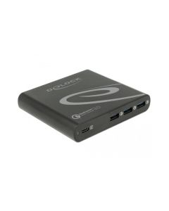 Delock USB-Wandladegerät 41431 USB-Typ-C + QC 3.0