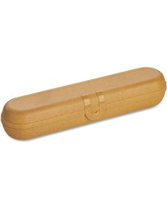 Koziol Besteck-Set Etui Klikk 1-teilig, Beige/Hellbraun