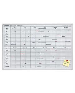 Franken Planer Personal- und Projektplaner 60 cm x 90 cm, Weiss