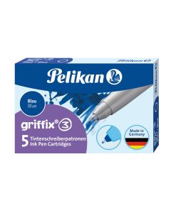 Pelikan Tintenpatrone Griffix Königsblau, 5 Stk.
