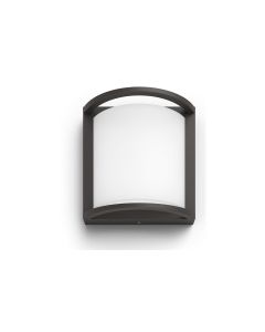 Philips Wandleuchte Samondra, 12 W, 1200 lm, 2700 K, Anthrazit