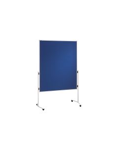 Franken Moderationswand Eco 150 cm x 120 cm, Blau, einteilig