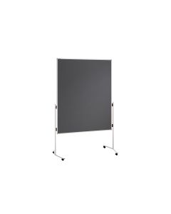 Franken Moderationswand Eco 150 cm x 120 cm, Grau, einteilig