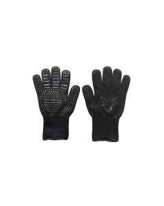 Fennek Grill Grillhandschuh mit Logo, Schwarz