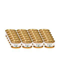 Schesir Nassfutter Thunfisch & Aloe in Gelée, 24 x 85 g