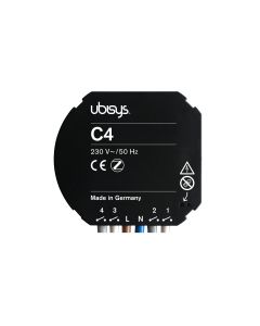 ubisys Bedieneinheit C4 ZigBee 3.0, 4-Fach