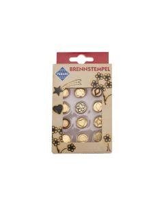 Glorex Brennstempel Formen 12-teilig