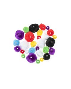 Glorex Pompon mit Röhren 15-35 mm, 48 Stück