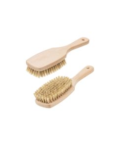 Glorex Massagebürste mit Stiel 22 x 6.5 cm Naturborsten, 1 Stück