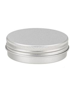 Glorex Kosmetik Dose Alu-Schraubdeckeldose 25 ml, 2 Stück