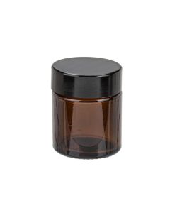 Glorex Dose und Verpackung Glastiegel 30 ml, Braun