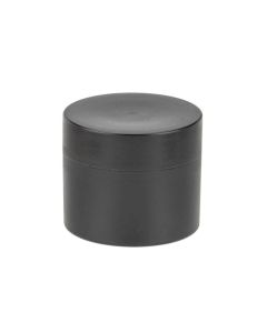Glorex Kosmetik Dose doppelwandig 5 ml, Schwarz