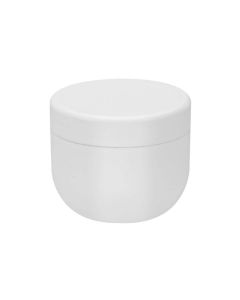 Glorex Kosmetik Dose einwandig 10 ml, 2 Stück, Weiss