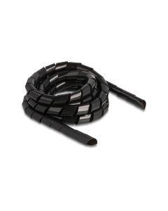 Delock Spiroschlauch flexibel 2 m x 16 mm Schwarz