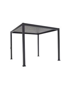 Creative Living Alu-Pergola, Schwarz, 300 x 300 x 250 cm