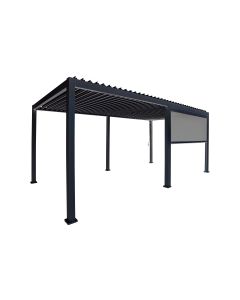 Creative Living Sichtschutz, ausziehbar, Schwarz, 4 m