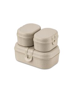Koziol Lunchbox Pascal Ready Mini Grau/Gelb