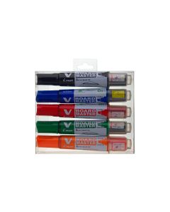 Pilot Whiteboard-Marker 5-er Set, Keilspitze