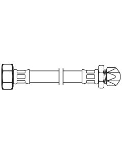 Flexo Anschlussschlauch DN8 IG x Quetschver. 1/2 x 10 mm / 50 cm