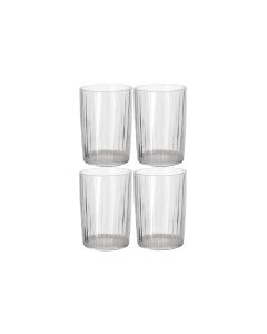 Bitz Trinkglas Kusintha 280 ml, 4 Stück, Transparent