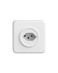Feller STANDARDdue UP-Steckdose STANDARDdue T13 Weiss, IP20