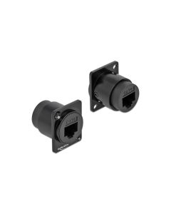 Delock Modul D-Typ RJ45 Cat.6 Buchse zu Buchse