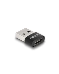 Delock USB 2.0 Adapter USB-A Stecker - USB-C Buchse