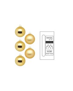 INGES CHRISTMAS DECOR Weihnachtskugel Inkagold Ø 4 cm 36 Stück