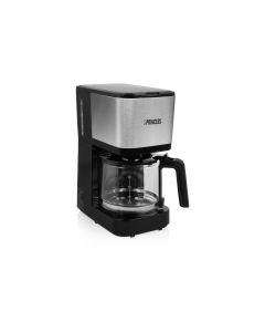 Princess Filterkaffeemaschine Compact 12 Schwarz/Silber