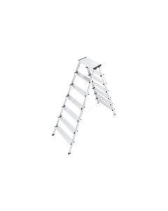 Hailo Doppelstufenleiter D60, Alu 7 Stufen