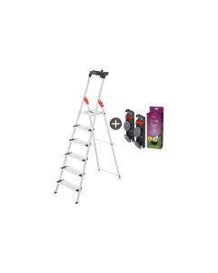 Hailo Bockleiter L80 ComfortLine Garden 6 Stufen