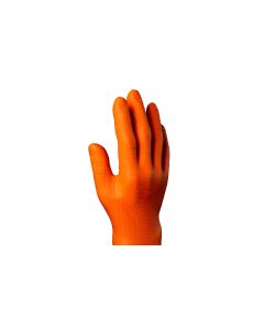 IGNITE Einweghandschuh Max Grip Nitril, M, Orange, 100 Stück
