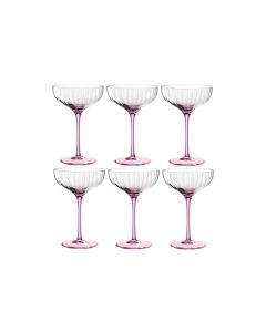 Leonardo Champagnerglas Poesia 260 ml, 6 Stück, Rosa