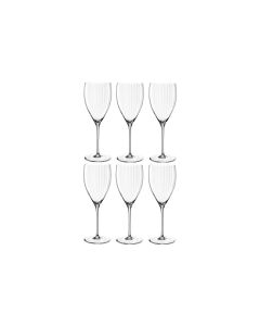 Leonardo Weissweinglas Poesia 350 ml, 6 Stück, Transparent