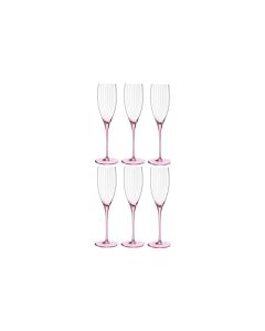 Leonardo Sektglas Poesia 250 ml, 6 Stück, Rosa
